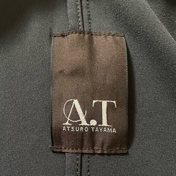 Not for sale AK Atsuro Tayama Waterfall Jacket with Leather Sleeves - Picture 5 of 5